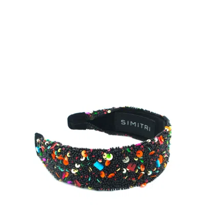 Simitri Women's Black Donut Headband