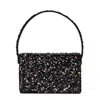 Simitri Sequin Box Clutch In Black