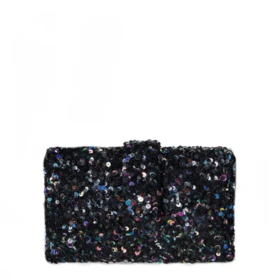 Simitri Women's Black Garnet Kitsch Clutch