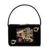 Simitri Women's Black / Gold Black Poker Clutch In Multi