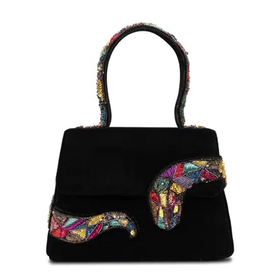 Simitri Women's Black Kaa Trapezee