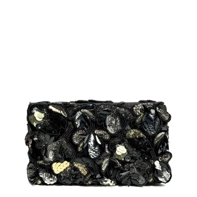 Simitri Women's Black Midnight Aurelia Clutch