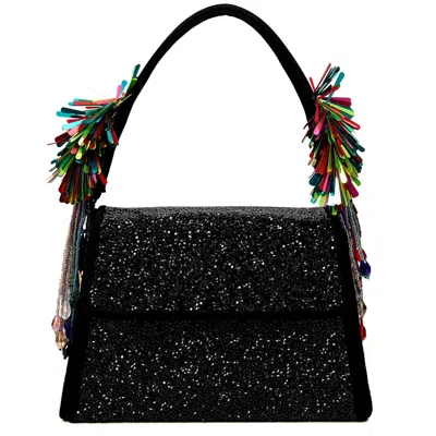 Simitri Women's Black Midnight Trapezee Bag