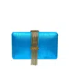 Simitri Women's Blue / Gold Sky Fringe In Multi