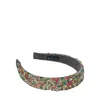 Simitri Women's Blue / Orange / Gold Sprinkled Donut Headband