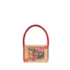 Simitri Women's Brown / Red Poker Mini Bag