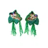 Simitri Enchanted Earrings In Green