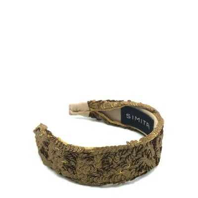 Simitri Women's Gold Antique Kitsch Headband