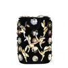 Simitri Women's Gold / Black Sari Bucket Bag