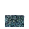 Simitri Women's Gold / Blue / Green Ocean Kitsch Clutch In Multi