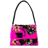 Simitri Women's Gold / Pink / Black Havana Trapezee Bag