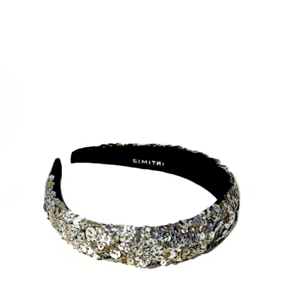 Simitri Women's Gold / Silver Myra Headband In Metallic