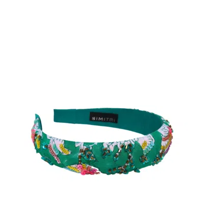 Simitri Women's Green Garden Headband