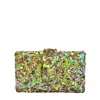 Simitri Women's Green / Gold Moss Kitsch Clutch