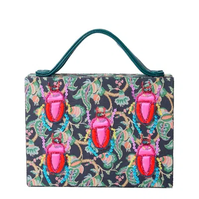 Simitri Women's Lodi Garden Beetle Briefcase Bag In Multi