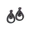 Simitri Women's Midnight Mirage Earrings In Black
