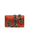 Simitri Kaa Clutch In Orange