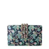 Simitri Women's Orchard Braided Fringe Clutch