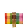 Simitri Women's Picnic Fringe Clutch