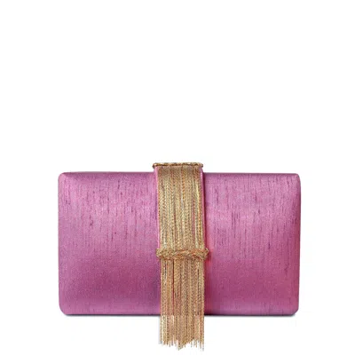 Simitri Women's Pink Old Rose Fringe