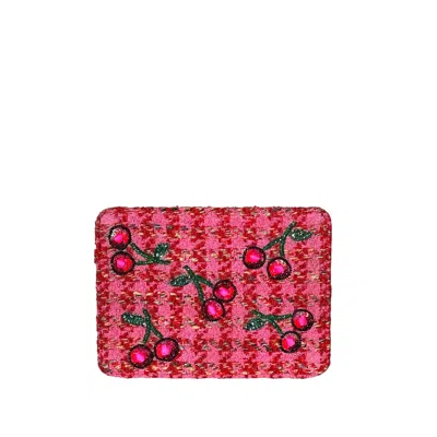 Simitri Women's Pink / Purple / Red Cherry On Top Sling Bag
