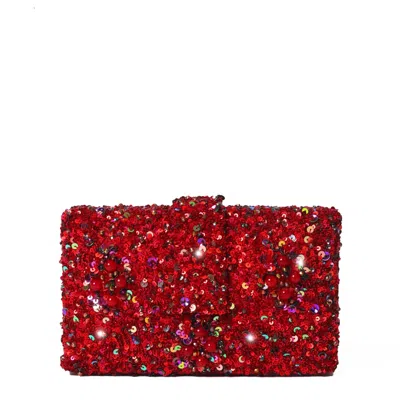 Simitri Women's Red Garnet Kitsch Clutch