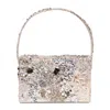 Simitri Women's Silver Siren Box Clutch In Silver