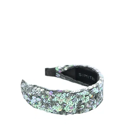 Simitri Women's Silver Sparks Headband