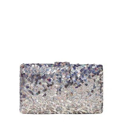 Simitri Women's Silver Starlet Kitsch Clutch