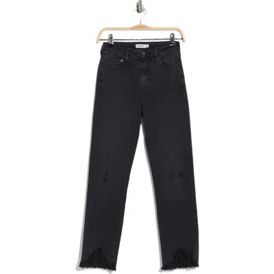 Simkhai River High Waist Straight Leg Jeans In Black