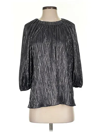 Pre-owned Simkhai 3/4 Sleeve Blouse In Silver