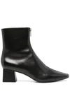 Simkhai Ryder Leather Zip Front Boot In Black