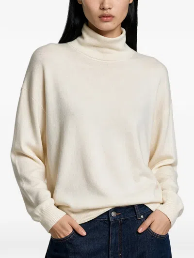 Simkhai Aaliyah High-neck Merino Wool Sweater In Neutral