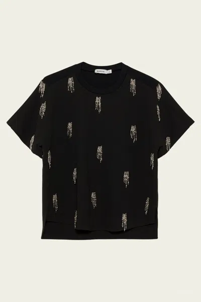 Simkhai Abelia Embellished Top In Black