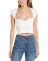 Shop Simkhai Abia Crop T-shirt