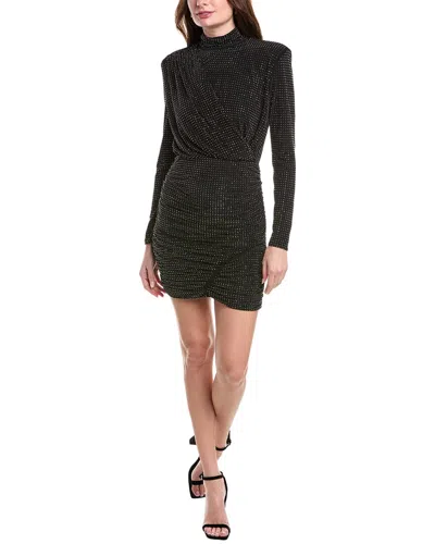 Simkhai Abrah Rhinestone Mini Dress In Black