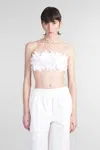 Simkhai Abril Topwear In White Cotton In White