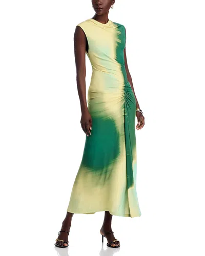 Simkhai Acacia Ruched Dress In Multi