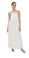 Simkhai 'adalys' White Off-shoulder Bustier Dress In Ivory