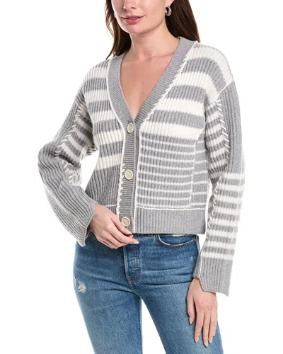 Simkhai Adara Wool & Cashmere-blend Cardigan In Gray