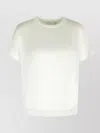 Simkhai Addy Acetate Blend Crew Neck T-shirt In White