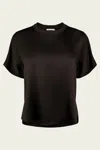 Simkhai Addy Knit Back T-shirt In Black