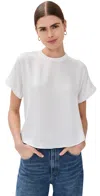 Simkhai Addy Knit Back T-shirt In White In White