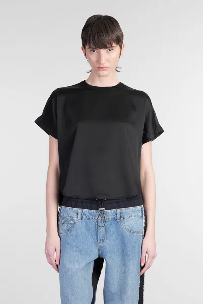 Simkhai Addy T-shirt In Black Acetate