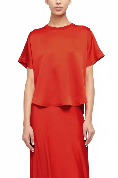 Simkhai Addy T-shirt In Flame In Red