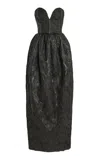 Simkhai Adeena Bustier Gown In Black