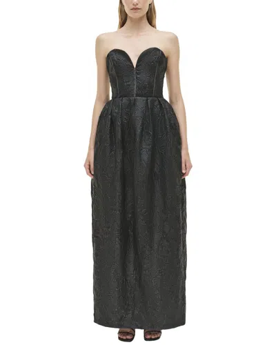 Simkhai Adeena Bustier Gown In Black