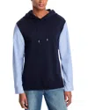 Simkhai Adonis Combo Hoodie In Midnight Combo