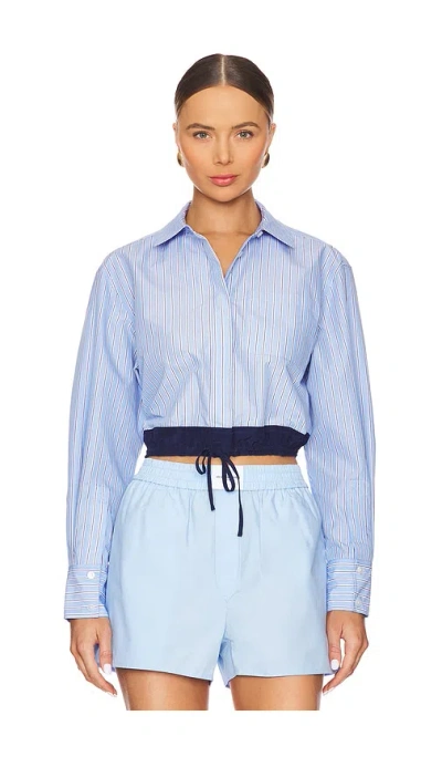 Simkhai Adryck Shirt In Blue