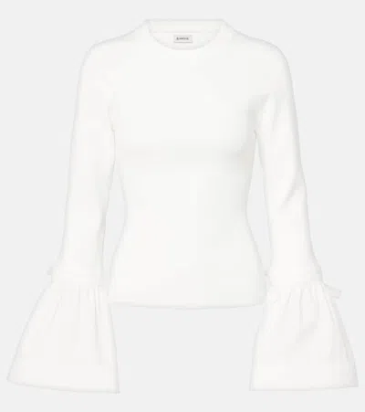 SIMKHAI AGATA RUFFLED TOP